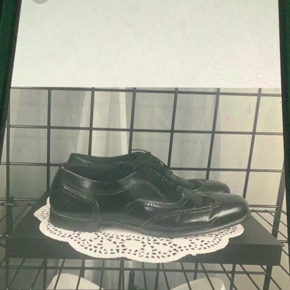Classic Black Leather Men's Shoes